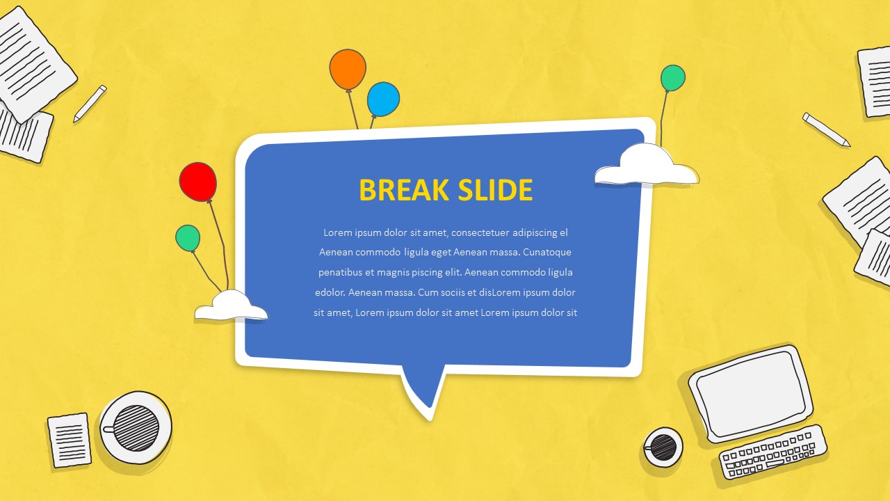 creative break slide