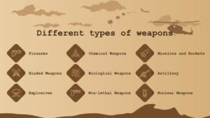 different types of weapon