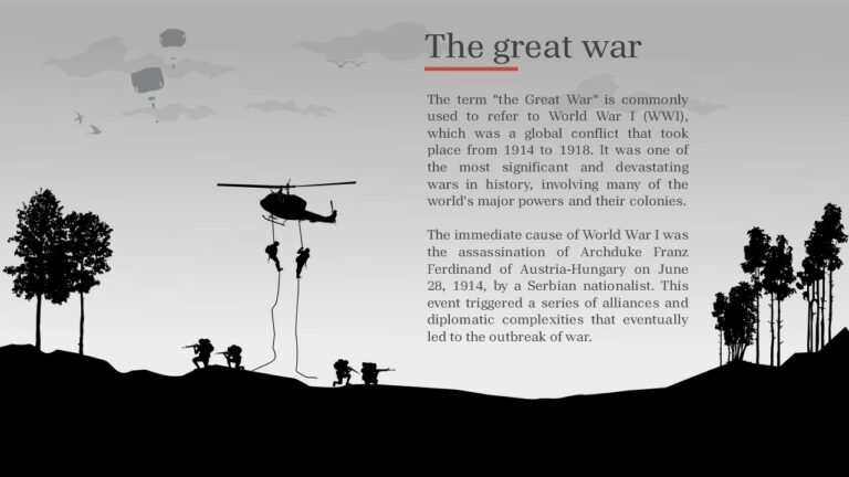Free War Template PowerPoint & Google Slides
