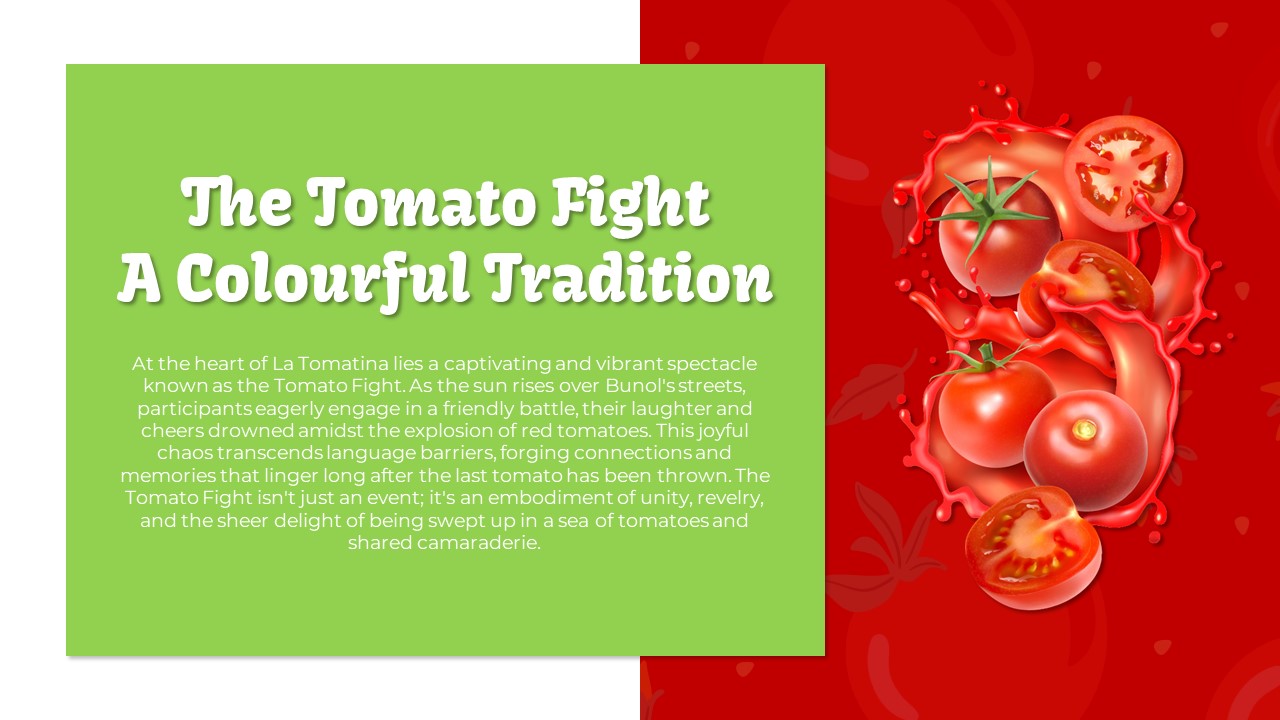 the tomato fight