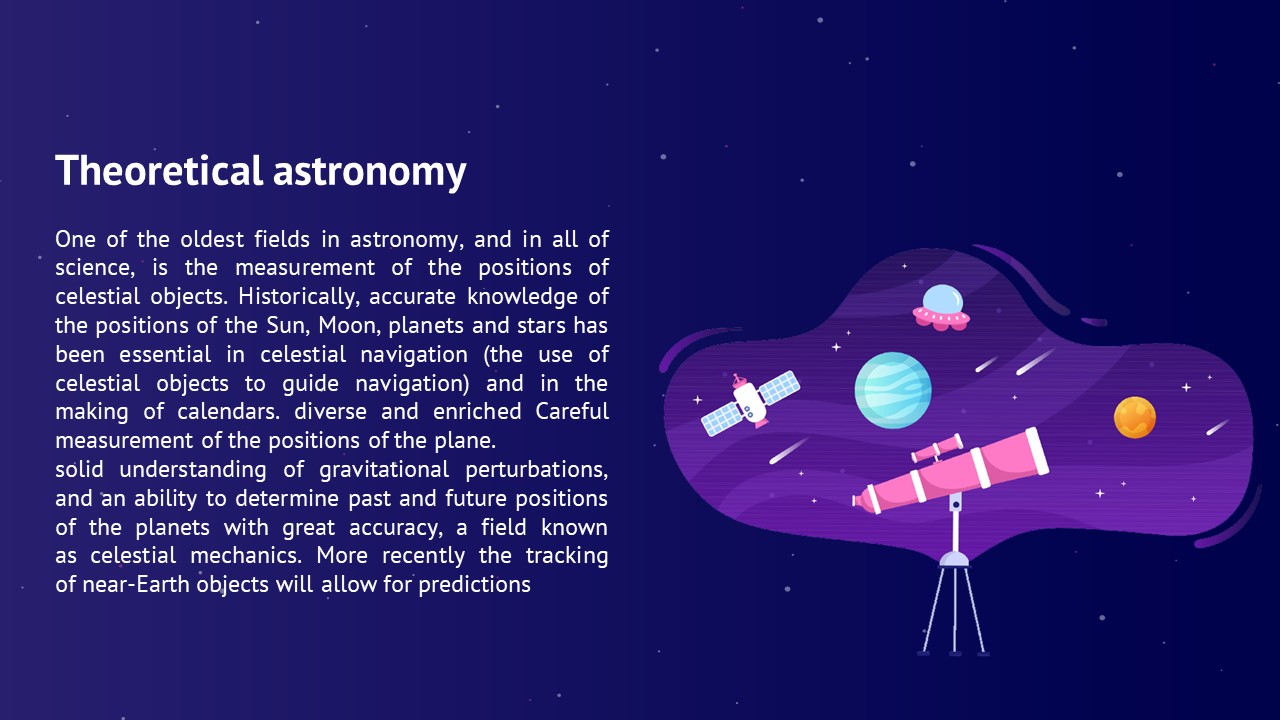 theoretical astronomy