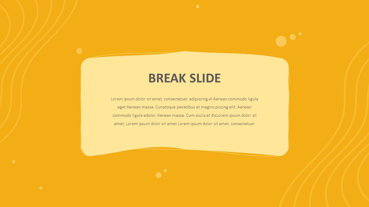 yellow break slide