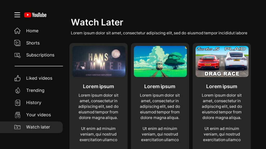Free Animated YouTube Template PowerPoint & Google Slides