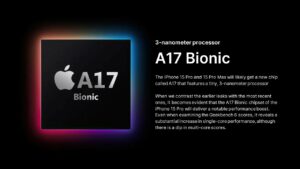Iphone new A17 bionic chip