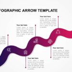 Free Growth Infographic Arrow Template PowerPoint & Google Slides