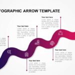 growth arrow infographic template