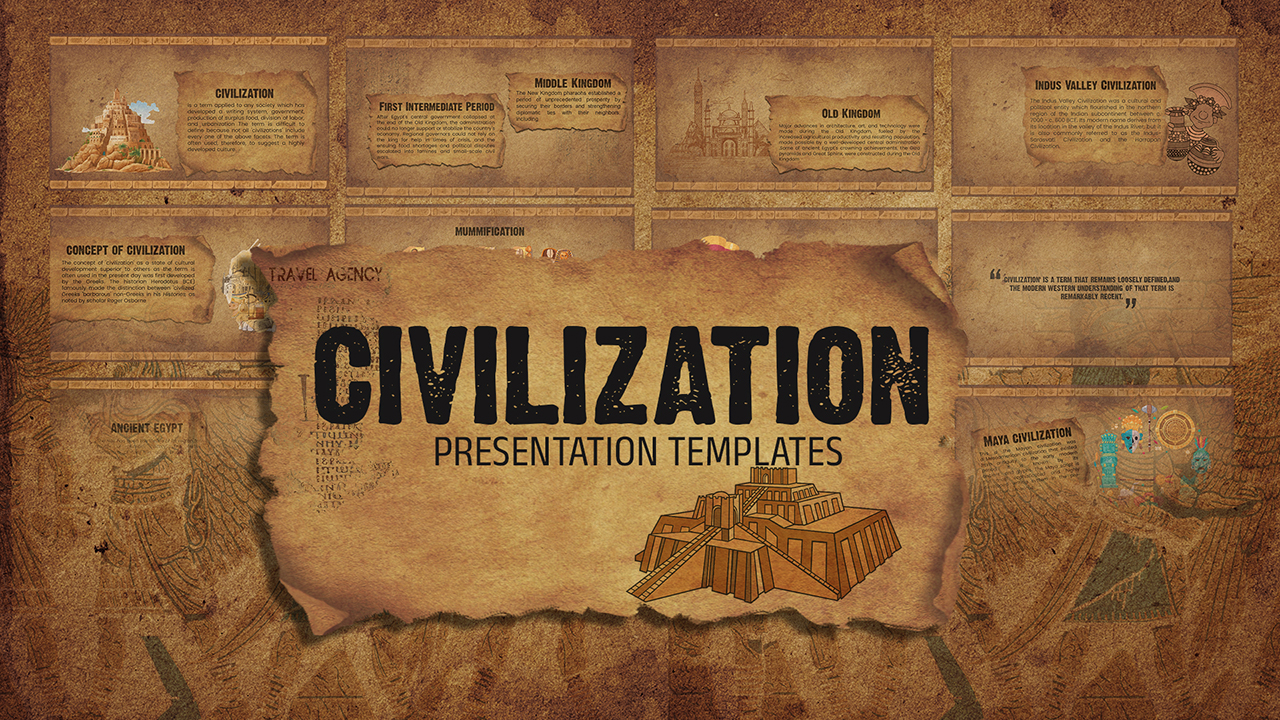 civilization cover template
