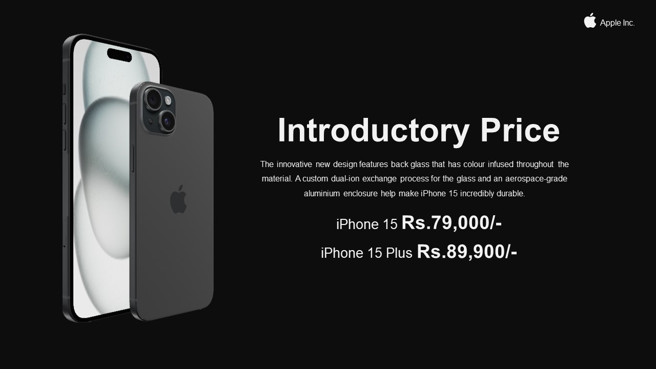 iPhone 15 price