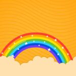 Free Rainbow Background PowerPoint and Google Slides