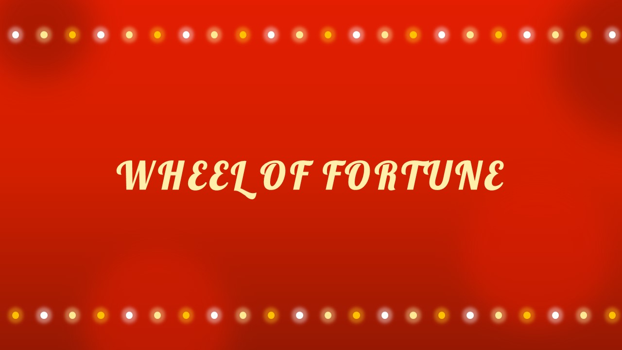 wheel of fortune slides