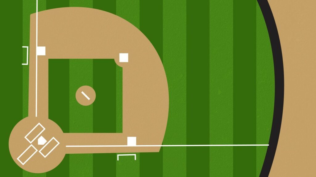 Free Baseball Background Powerpoint & Google Slides