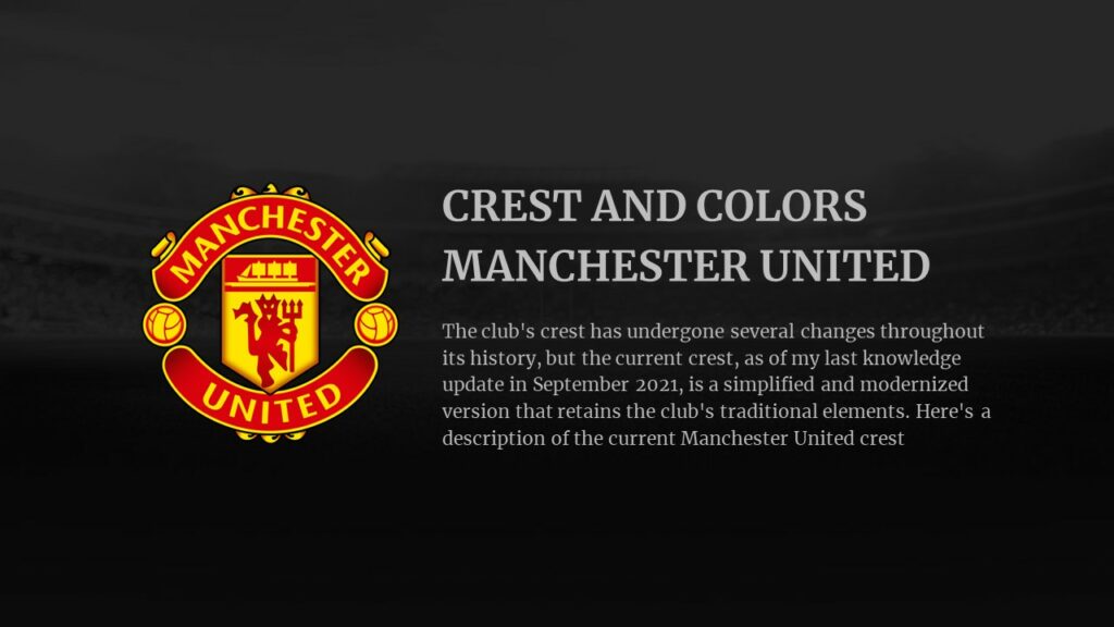 Free Manchester United PowerPoint Template and Google Slides Themes