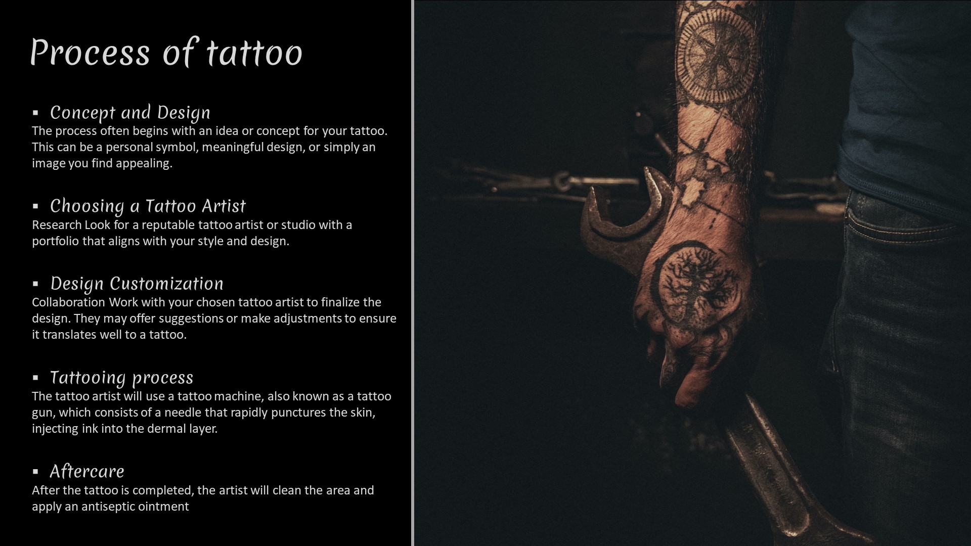 Tattoo Process