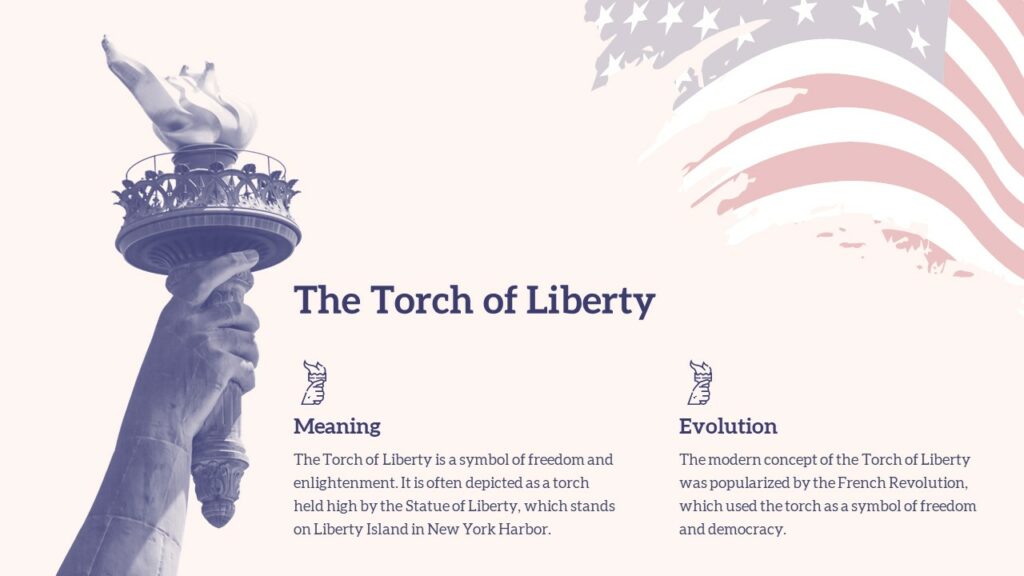 Free Statue Of Liberty Template PowerPoint & Google Slides