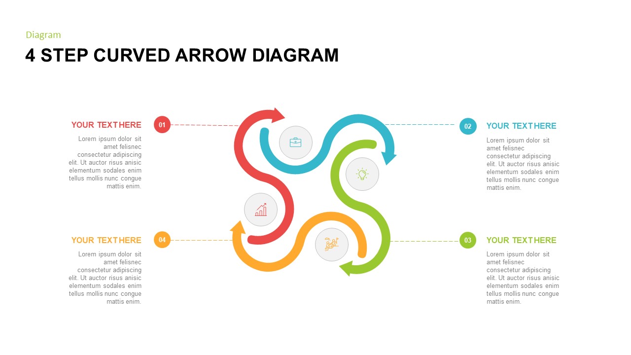 simple arrow diagram template