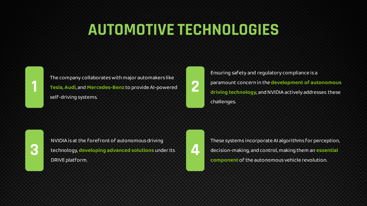 Automotive technologies