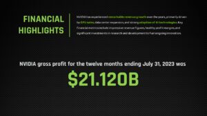 NVIDIA financial lighlights