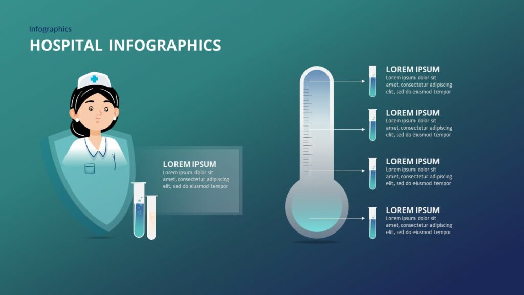 Free Hospital Infographic Template PowerPoint and Google Slides