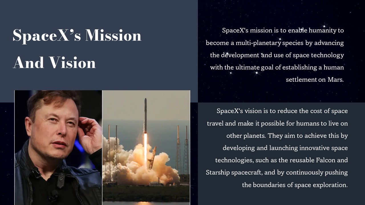 SpaceX mission and Vision