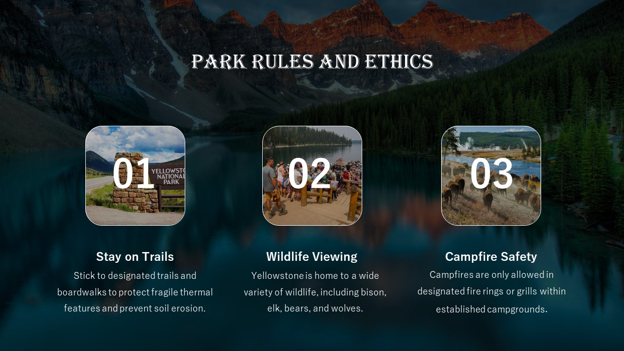 yellowstone national park rules and ethics