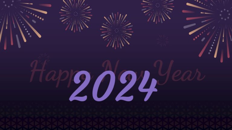 Free 2024 New Year Wishes Template PowerPoint & Google Slides