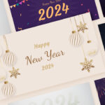 free 2024 new year wishes template