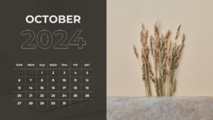 simple october 2024 calendar