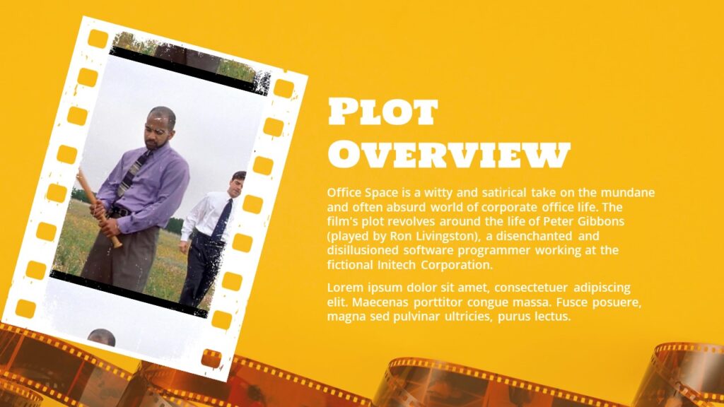 Free Office Space Inspired PowerPoint Template & Google Slides