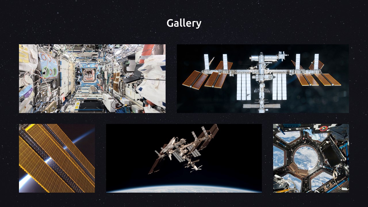 International space station gallery