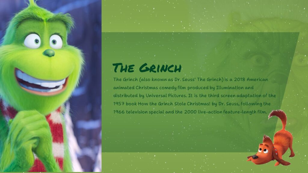 Free The Grinch Movie Template PowerPoint Google Slides
