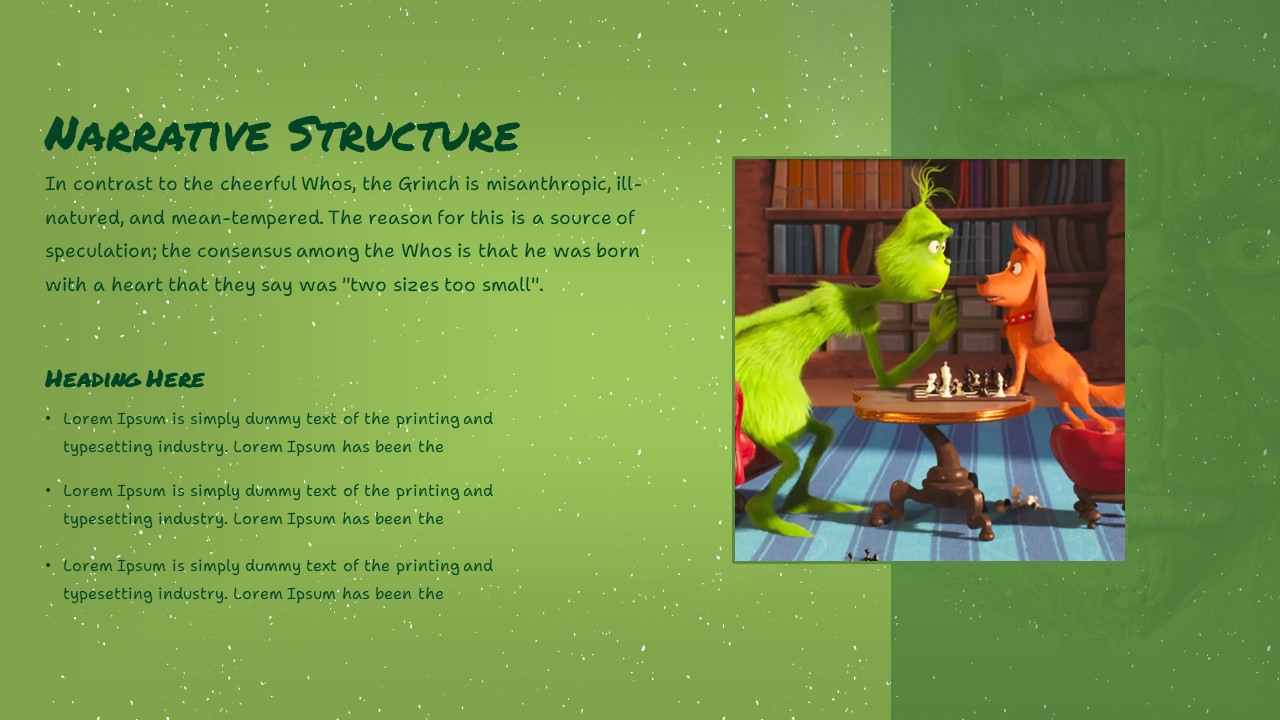 The Grinch narrative structure