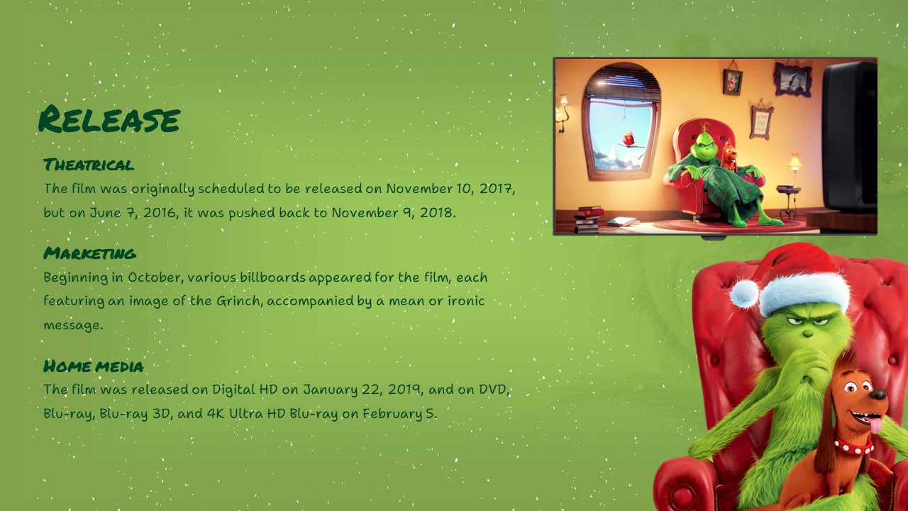 The Grinch release