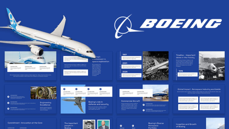 Boeing presentation template