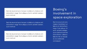 Boeing and space exploration