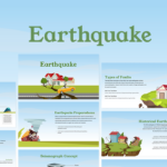 Earthquake presentation template