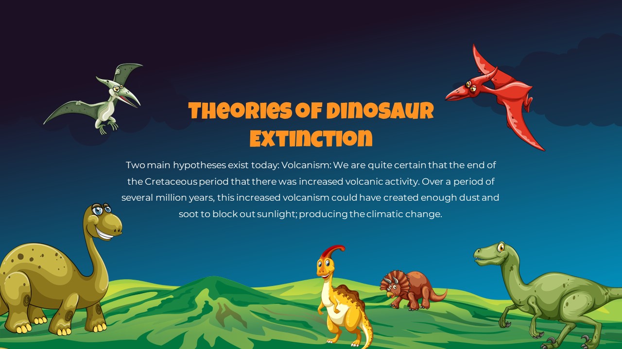 Dinosaur extinction theories
