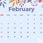 Plantilla gratuita de calendario de febrero de 2024