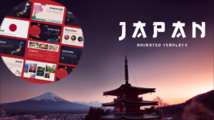 free japan theme presentation template