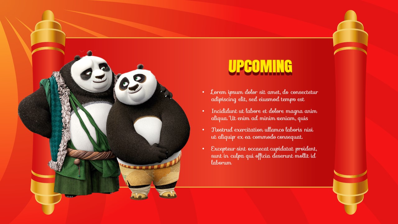 Kung Fu Panda upcoming