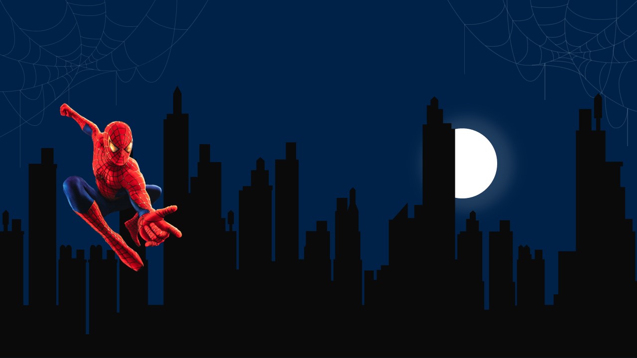 spiderman movie background