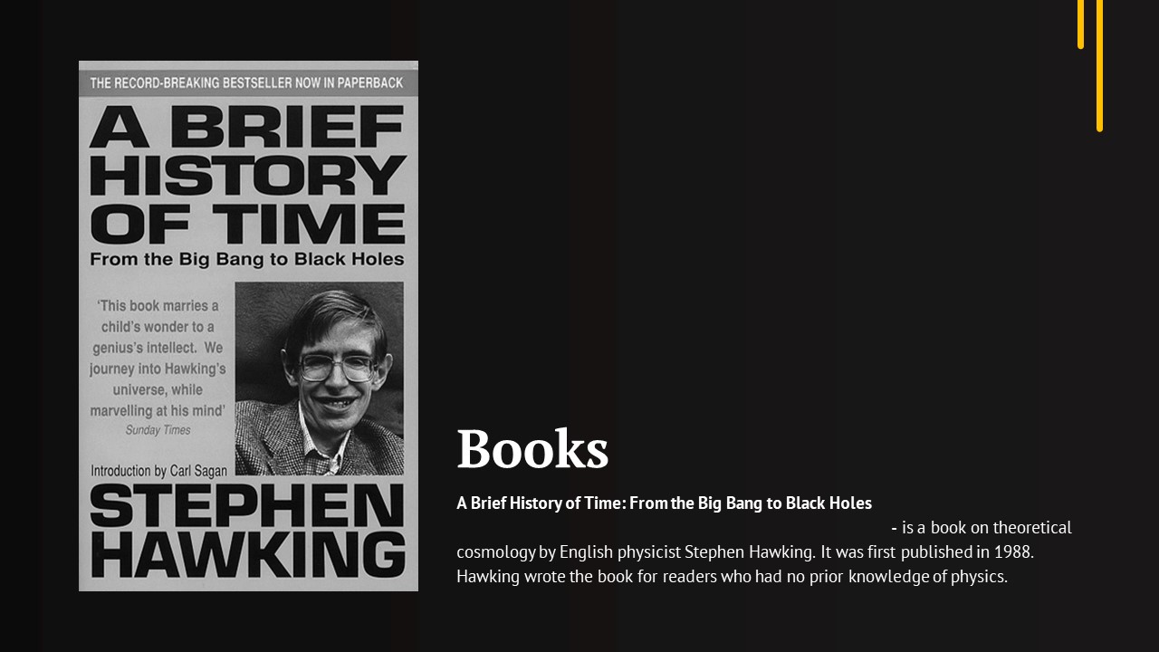 Stephen Hawking Books