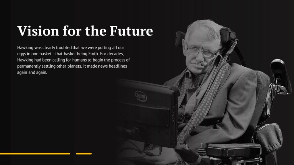 Free Stephen Hawking PPT Template Google Slides Themes
