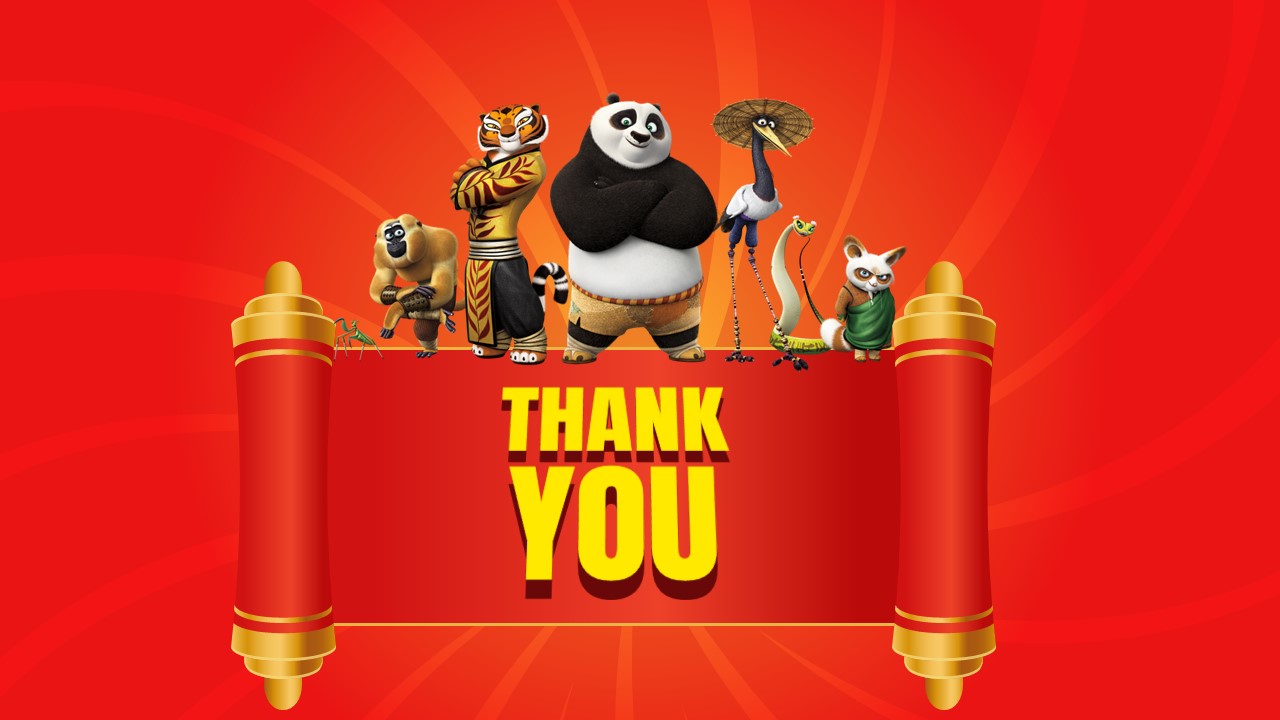 kung fu panda thanks