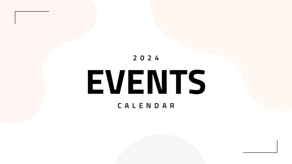 Free 2024 Events Calendar Template PowerPoint & Google Slides