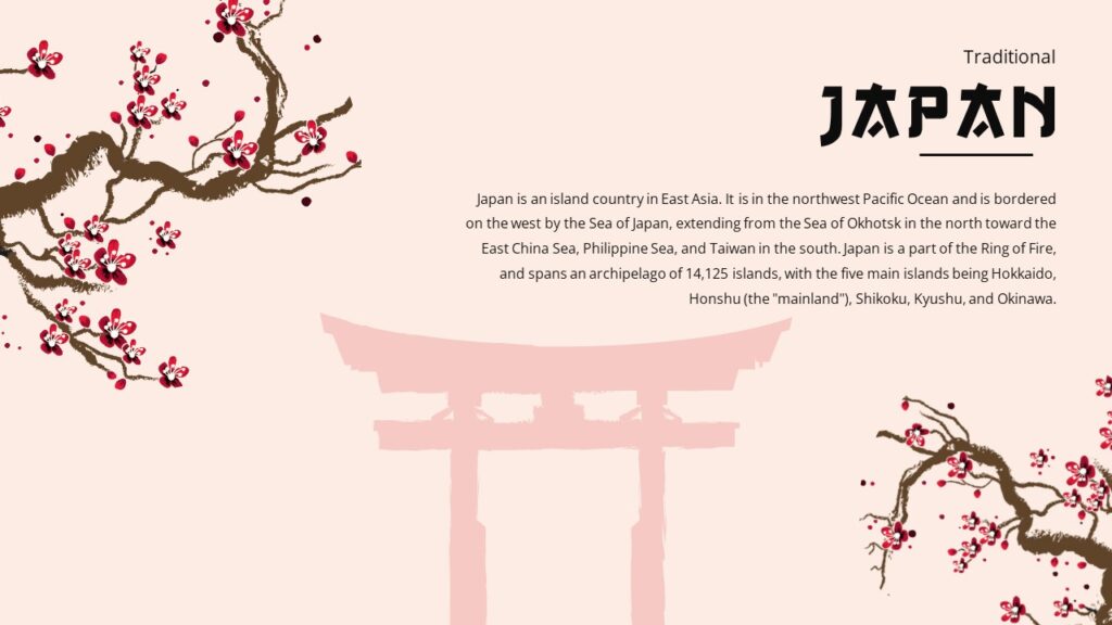 Free Animated Japan Presentation Template