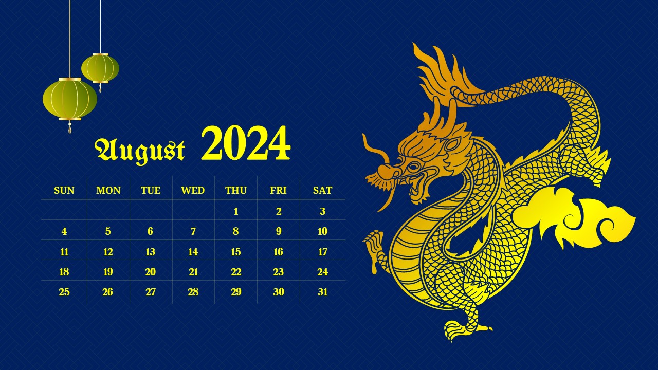 August 2024 chinese calendar
