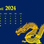 Chinese Lunar New Year April 2024 Calendar
