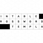 Crossword Template