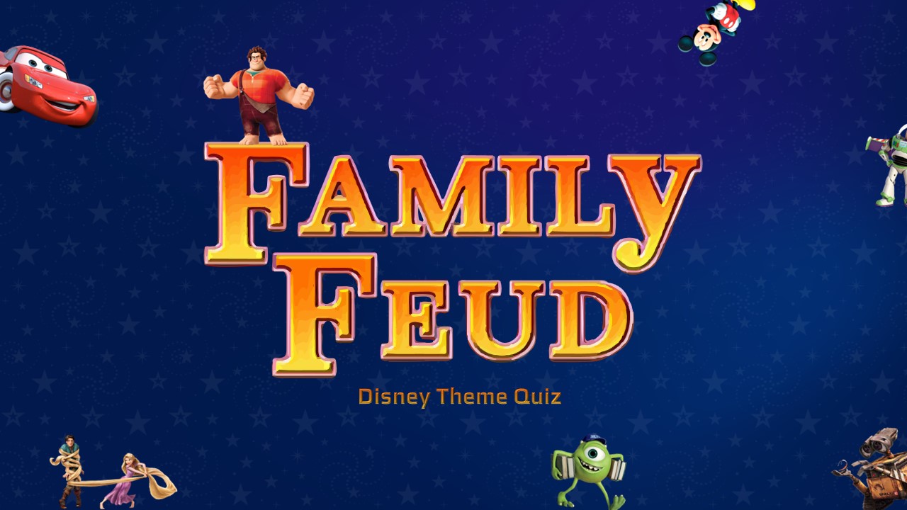 Family feud template disney edition