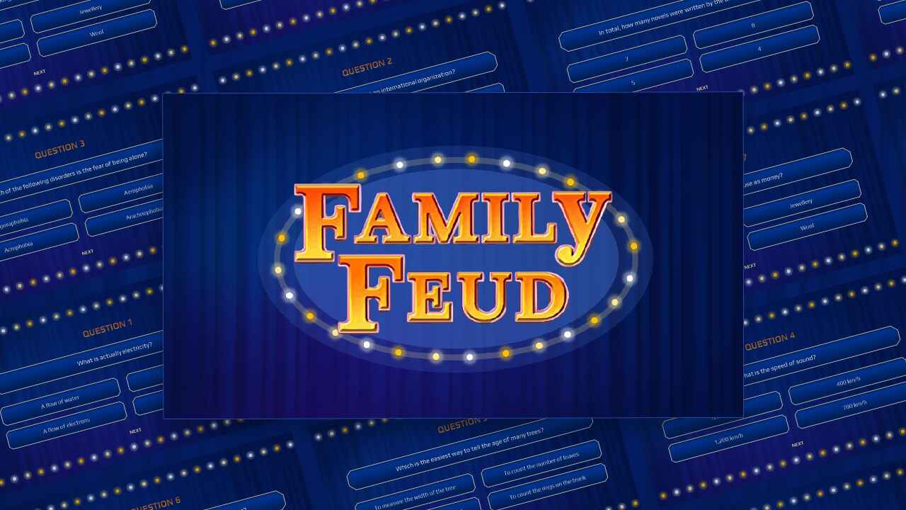 Free Family Feud Quiz template